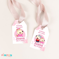 Kit imprimible personalizado - Wolfoo y Lucy - pimpon