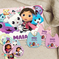 Kit imprimible personalizado - Gabby's Dollhouse