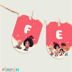 Kit imprimible personalizado - Cleo y Cuquin (rosa) en internet