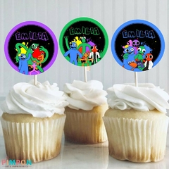 Kit imprimible personalizado - Rainbow Friends en internet