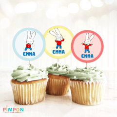 Kit imprimible personalizado - Simon el conejo - comprar online