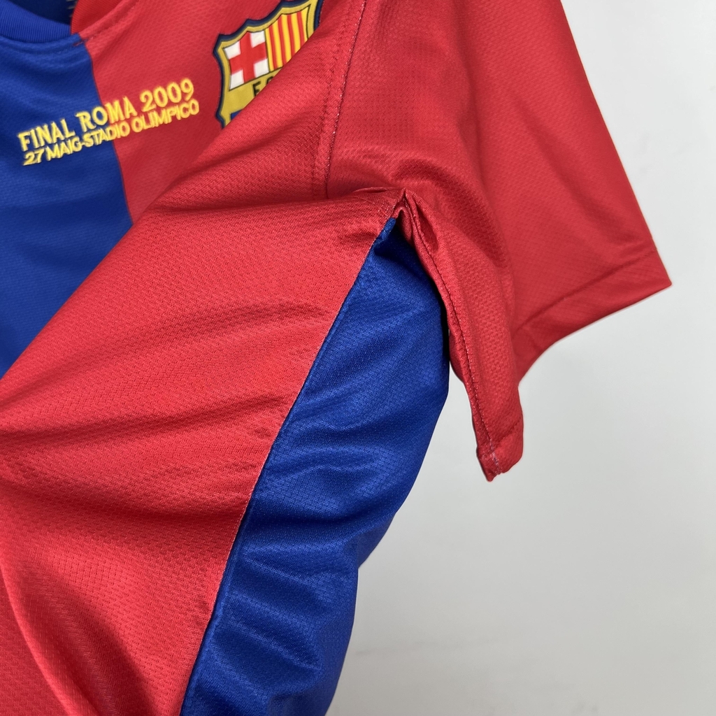 Camisa Barcelona 14/15 I Home Retro Vermelha e Azul Nike