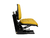 Butaca Tractor Sin Riñonera Amarilla Asiento Suspension - comprar online