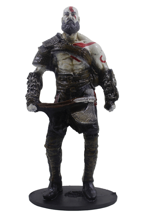 Boneco Thor God of War Ragnarok Colecionavel Estátua de Resina