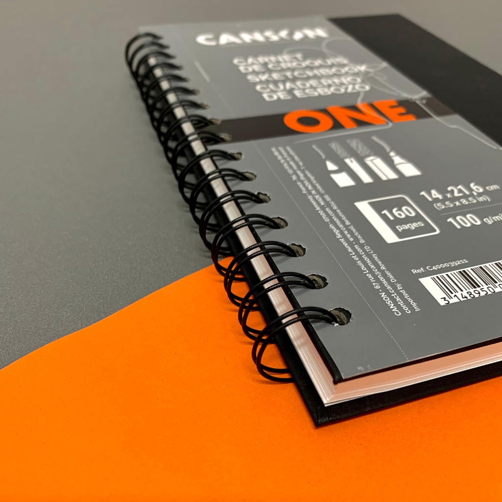 Caderno de Desenho Canson Art Book One 100g A5 100 Páginas