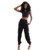 Blusa Cropped De Alça com Lastex Nas Costas Preta - comprar online