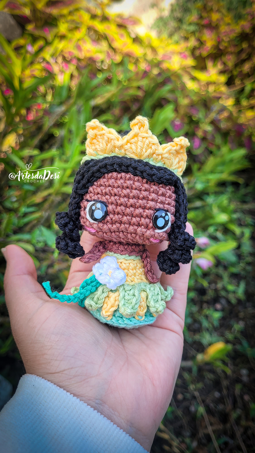 Boneca Moana Amigurumi Crochê