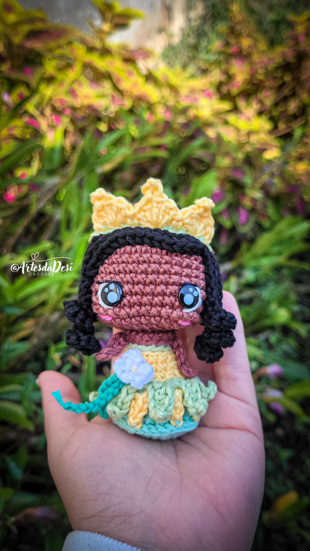 Moana De Crochê Princesa