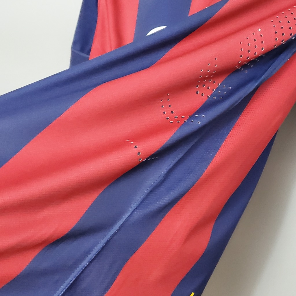 Camisa Barcelona 14/15 I Home Retro Vermelha e Azul Nike