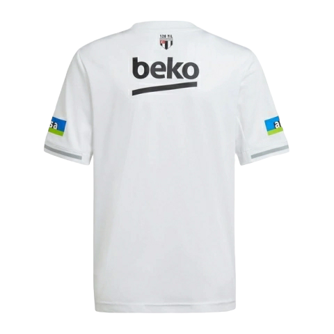 Camisa Besiktas I 22/23 Torcedor Adidas Masculina - Branco