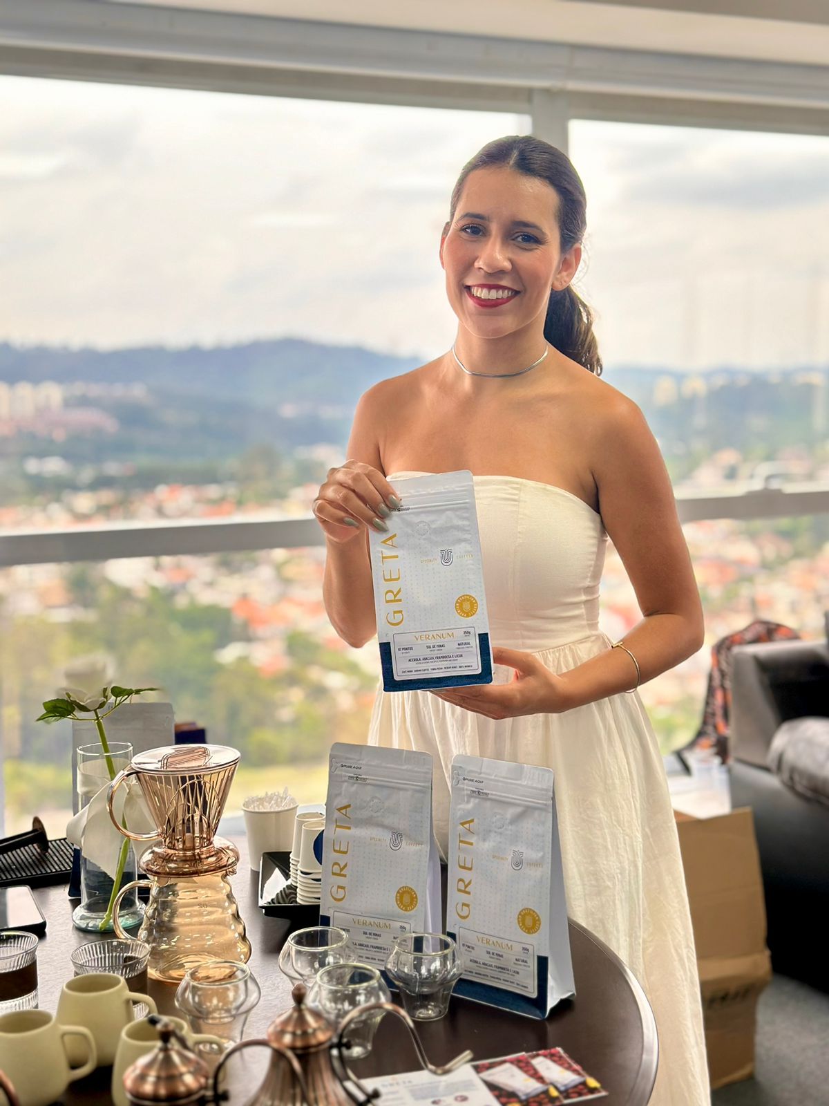 Fundadora da Greta Coffees, Bruna Felix de Andrade