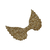 Aplique Asas Glitter 3x4cm 50 unidades - comprar online