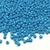 Miçanga pintada 6/0 azul claro