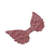 Aplique Asas Glitter 3x4cm 50 unidades - loja online