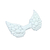 Imagem do Aplique Asas Glitter 3x4cm 50 unidades