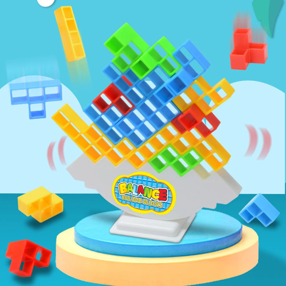 Jogo Educativo de Empilhamento Tetra Tower