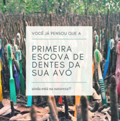 Escova de dente de Bambu (Infantil) - Lua Sustentável