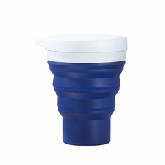 Copo de silicone retrátil na internet