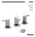Griferia Bidet Baño C/tansf. Ceramico Piazza Logos 22304 - comprar online