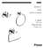 Set De Accesorios Piazza Domani - 3 Piezas #71027 - comprar online