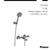 Grifería Ducha Exterior Piazza Novara C/duchador Cromo - C/ceramico 21008 - comprar online