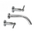 Griferia Lavatorio Pared Hidromet Play Lever Cromo 2790 Crcr