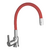 Grifería Cocina Lavatorio Mesada Rojo Piazza Emblem 10016ro
