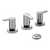Griferia Bidet Baño C/tansf. Ceramico Piazza Logos 22304