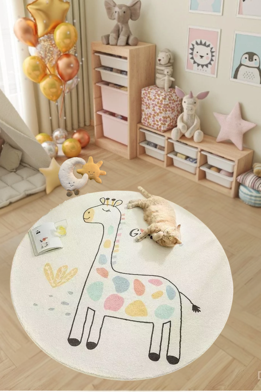 tapete_redondo_infantil_girafa_kindea