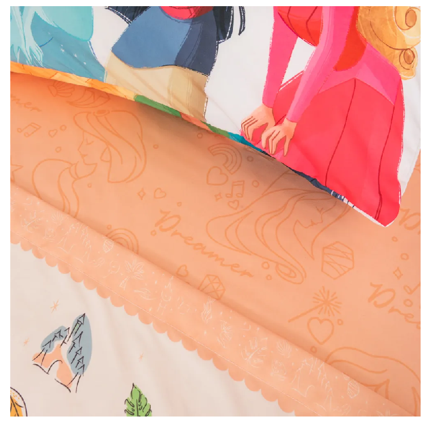 Juego de sabana 1 1/2 plaza Princesas Disney Piñata