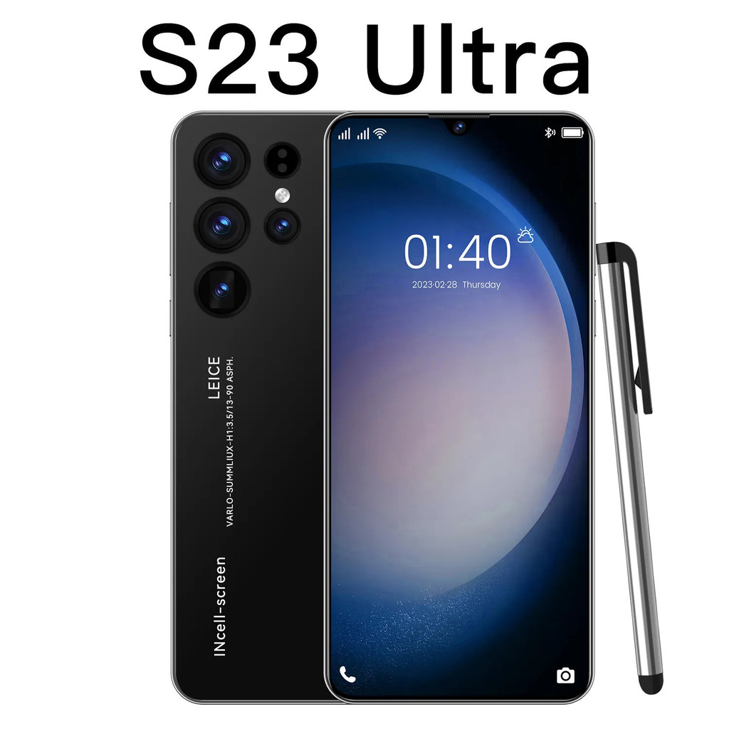 Smartphone S23 Ultra 7.0 Hd Camera 5g Internet Celulares 16gb+1t