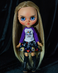 T-shirt de Halloween - Dulce Tyler Dolls - Blythes customizadas
