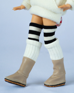 Bota Knitted Longa - loja online