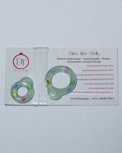 Pullring Verde claro leitoso