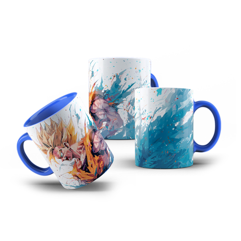 Caneca de Porcelana Vegeta Principe dos Sayajins Dragon Ball - VilelaGG -  Caneca - Magazine Luiza