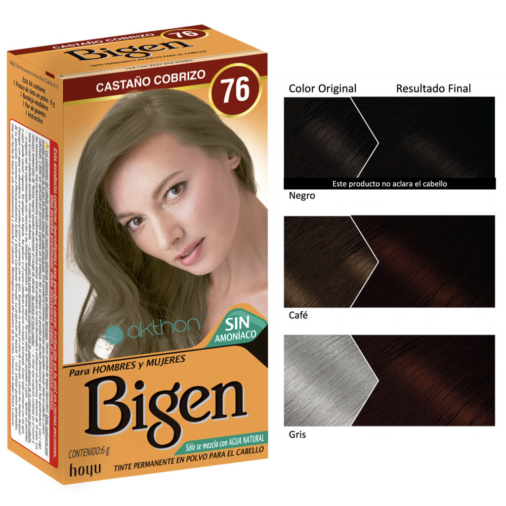 Poudre De Coloration Bigen Dark Chestnut N°48 – Teinture Cheveux Châtain Foncé 6g