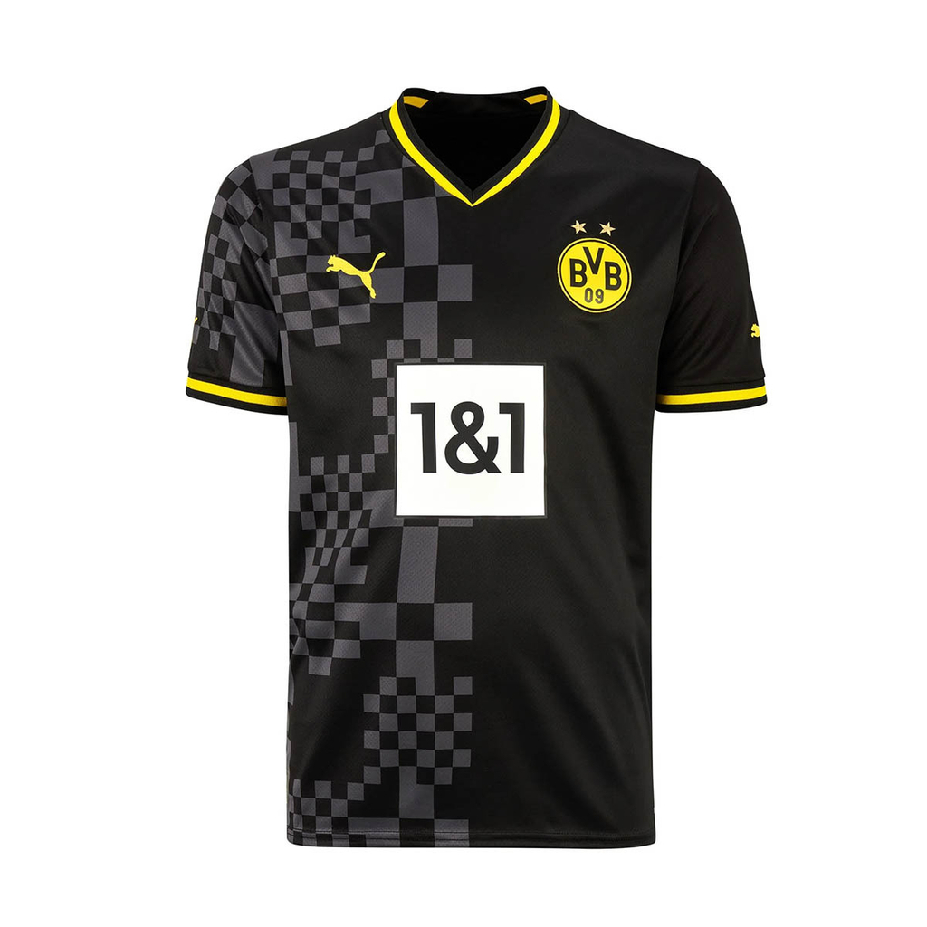 Camisa Borussia Dortmund I 2023 Jogador Masculina - Amarela e Preta
