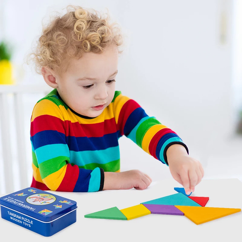 Montessori Tower Building Blocks para crianças, árvore colorida