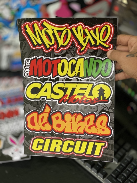 ROUND 6 ADESIVOS - SQN Stickers - vendas online de materiais impressos