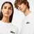 Camiseta unissex em algodão orgânico com modelagem solta e crocodilo grande