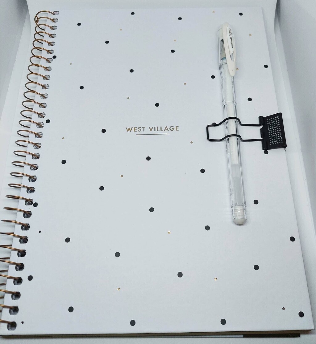 Binder Clips Texture com Suporte para Caneta - BRW