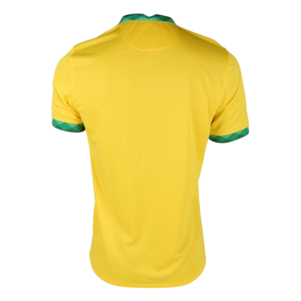 Camiseta Masculina Amarela da Seleção Brasileira Polo Torcedor Tamanho G  Cores Amarelo