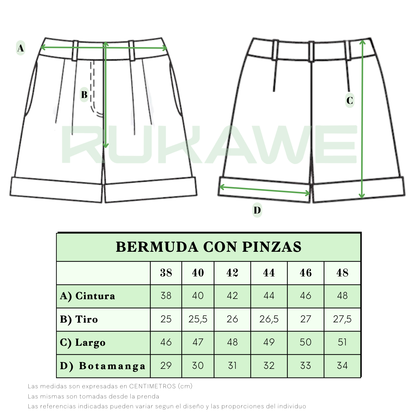 BERMUDA CON PINZAS