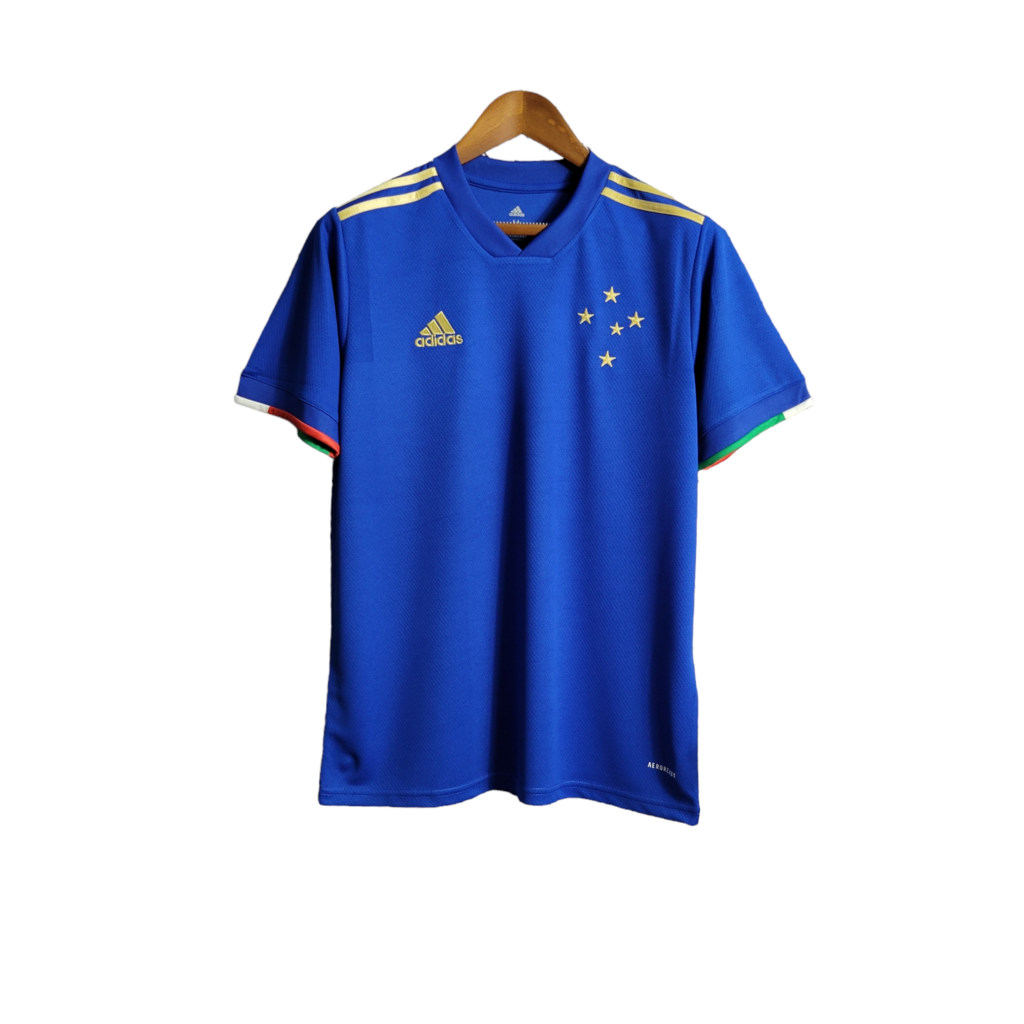 Camiseta Cruzeiro 21/22 Adidas Feminina - Azul