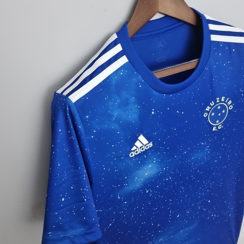 Camisa Cruzeiro I 22/23 Torcedor Adidas Masculina - Azul