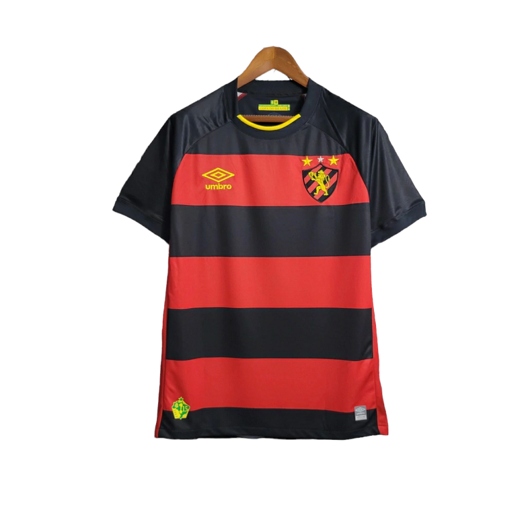 CAMISA SPORT RECIFE I 22/23 TORCEDOR-UMBRO-MASCULINA -VERMELHO/PRETO