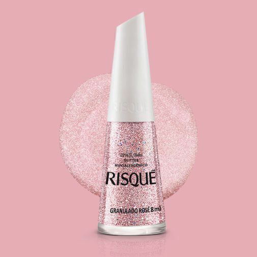 Esmalte Risque Efeito Glitter * Escolha sua Cor