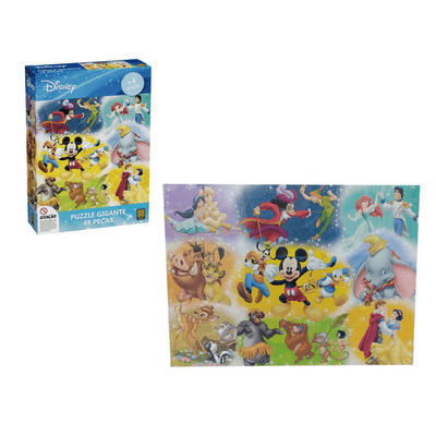 Quebra Cabeça Puzzle 150 Pçs Disney - Grow