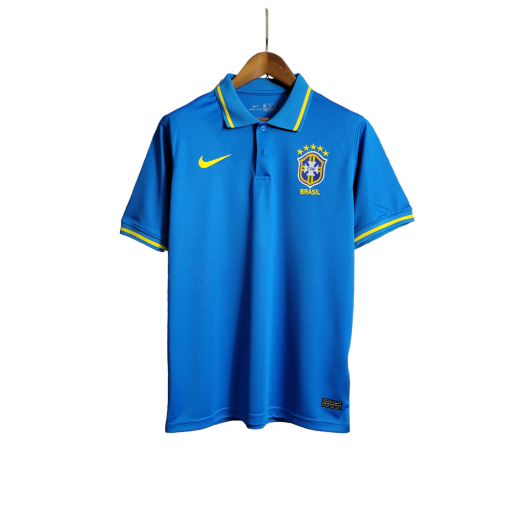 Camisa Polo Seleção Brasileira Treino - Torcedor Nike Masculina - Verde