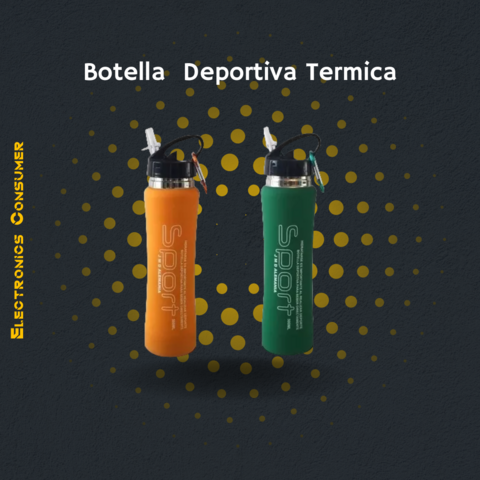 Botella Térmica Sport 500ml Acero Inoxidable Termo Para Agua